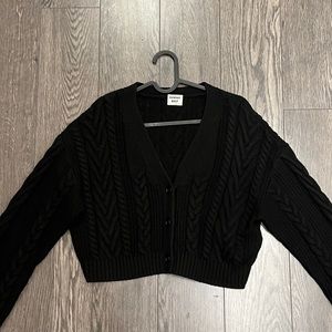 Aritzia Sunday Best Black Cardigan